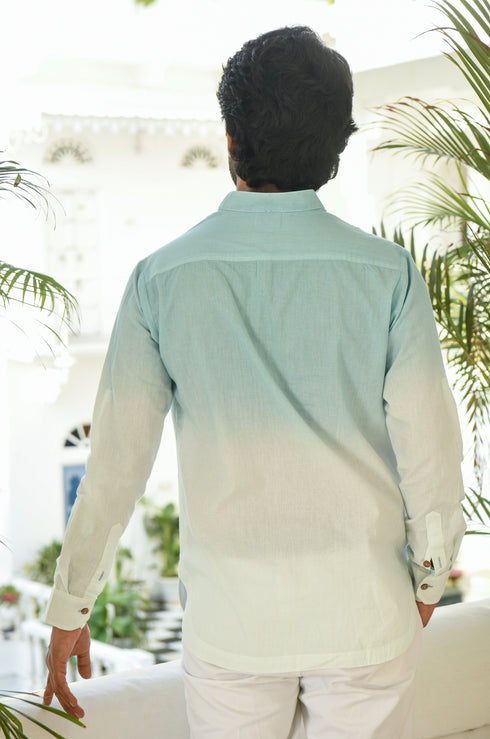 Blue Ombre Kurta